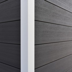 Woodlife Garden Abris de jardin en composite Composite Gris 14.90m²