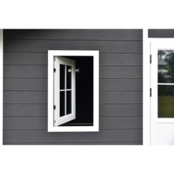 Woodlife Garden Abris de jardin en composite Composite Gris 14.90m²