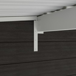 Woodlife Garden Abris de jardin en composite Composite Gris 14.90m²