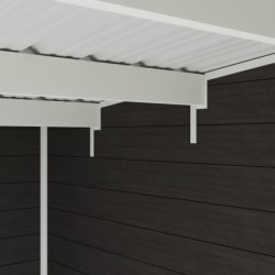 Woodlife Garden Abris de jardin en composite Composite Gris 14.90m²