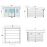 Woodlife Garden Abris de jardin en composite Composite Gris 14.90m²