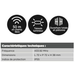 SCS Sentinel Motorisation Alliage aluminium / ABS