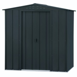 Duramax Abri de jardin métal Métal + 3 couches peinture Gris 2.48m²