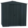 Duramax Abri de jardin métal Métal + 3 couches peinture Gris 2.48m²