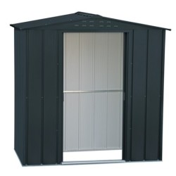 Duramax Abri de jardin métal Métal + 3 couches peinture Gris 2.48m²