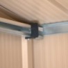 Duramax Abri de jardin métal Métal + 3 couches peinture Marron 2.48m²