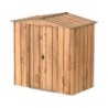 Duramax Abri de jardin métal Métal + 3 couches peinture Marron 2.48m²