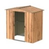 Duramax Abri de jardin métal Métal + 3 couches peinture Marron 2.48m²