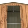 Duramax Abri de jardin métal Métal + 3 couches peinture Marron 2.48m²