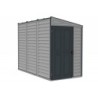 Duramax Abri de jardin résine PVC Gris 2.94m²