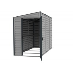 Duramax Abri de jardin résine PVC Gris 2.94m²