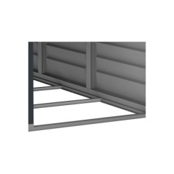 Duramax Abri de jardin résine PVC Gris 2.94m²