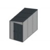 Duramax Abri de jardin résine PVC Gris 2.94m²