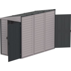 Duramax Abri de jardin résine PVC Gris 2.94m²