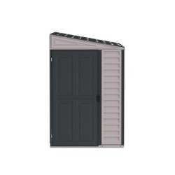 Duramax Abri de jardin résine PVC Gris 2.94m²