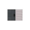 Duramax Abri de jardin résine PVC Gris 2.94m²