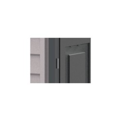 Duramax Abri de jardin résine PVC Gris 2.94m²