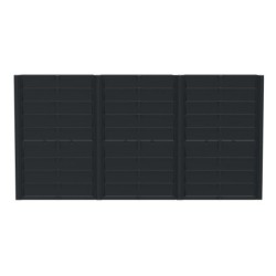 Duramax Abri de jardin résine PVC Gris 2.94m²