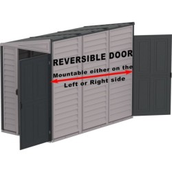 Duramax Abri de jardin résine PVC Gris 2.94m²