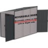 Duramax Abri de jardin résine PVC Gris 2.94m²