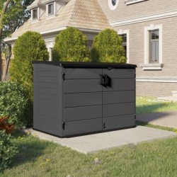 Suncast Coffre de jardin Polyéthylène haute densité Gris