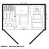 Suncast Armoire de jardin Polyéthylène Haute Densité (HDPE) Gris