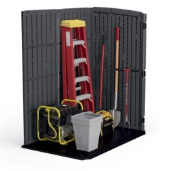 Suncast Armoire de jardin Polyéthylène Haute Densité (HDPE) Gris