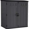 Suncast Armoire de jardin Polyéthylène Haute Densité (HDPE) Gris