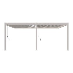 Ombréa Pergolas bioclimatiques Aluminium Blanc 24m²