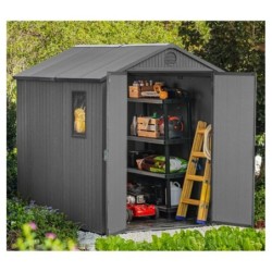 Keter Abri de jardin résine Polypropylène Gris 4.85m²