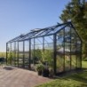 Juliana Serre de jardin en verre Noir 10.9m²