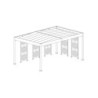 Kover By Trigano Carport Acier Gris
