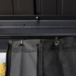 Sojag Tonnelles de jardin Polyester Noir