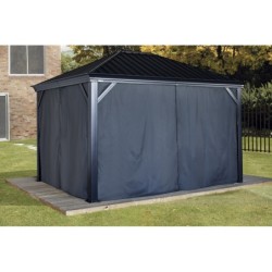 Sojag Tonnelles de jardin Polyester Noir