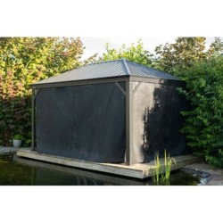 Sojag Tonnelles de jardin Polyester Noir
