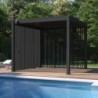 Ombréa Tonnelles de jardin Aluminium Gris