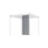 Ombréa Tonnelles de jardin Aluminium Gris