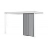 Ombréa Tonnelles de jardin Aluminium Gris