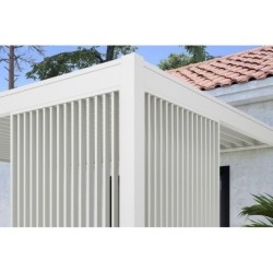 Ombréa Tonnelles de jardin Aluminium Blanc