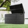 Toomax Coffre de jardin Polypropylène Gris