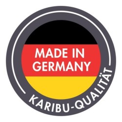 Karibu Abri de jardin bois 10 à 15 m² Bois massif Gris 4.45m²