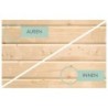 Karibu Coffre de jardin Bois massif Marron