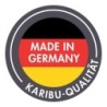 Karibu Abri de jardin bois 5 à 10 m² Bois massif Gris 7.3m²