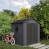 Keter Abri de jardin résine Polypropylène Gris 4.6m²