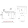 Keter Abri de jardin résine Polypropylène Gris 8.57m²