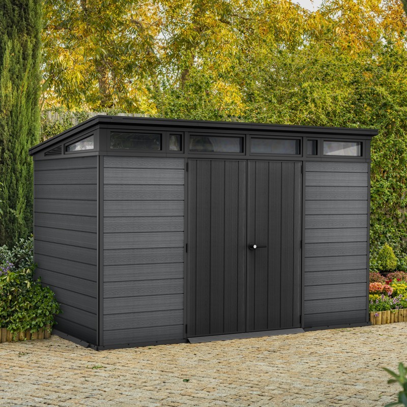 Keter Abri de jardin résine Polypropylène Gris 7.4m²