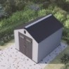 Jôbu Abri de jardin résine Polypropylène Gris 11.4m²