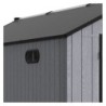 Jôbu Abri de jardin résine Polypropylène Gris 11.4m²