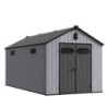 Jôbu Abri de jardin résine Polypropylène Gris 11.4m²