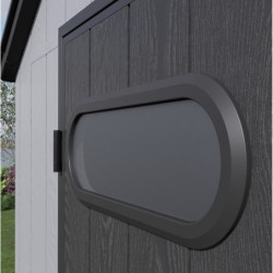 Jôbu Abri de jardin résine Polypropylène Gris 11.4m²